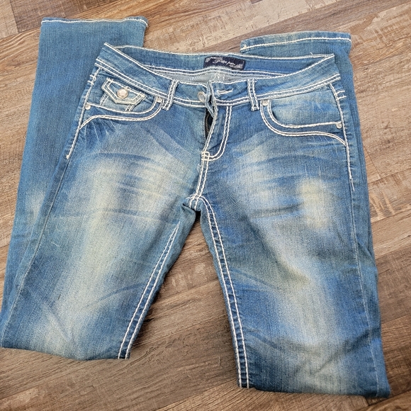 P and P fashion style straight leg jeans size 9/10 - Picture 5 of 5